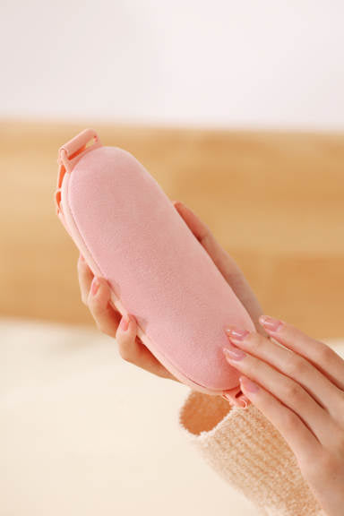 Bloomara™ Menstrual Massager – back view showing USB-C charging port